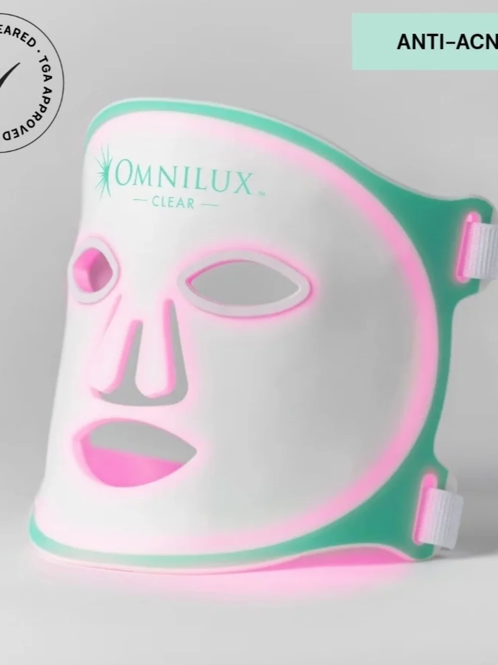 LED Anti-Acne Mask – White & Green